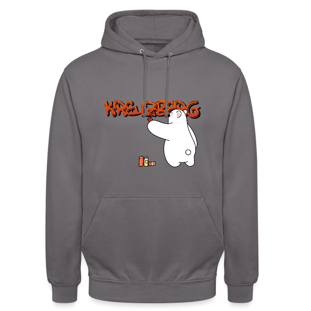 Kreuzberg Graffiti - Unisex Hoodie - Mittelgrau