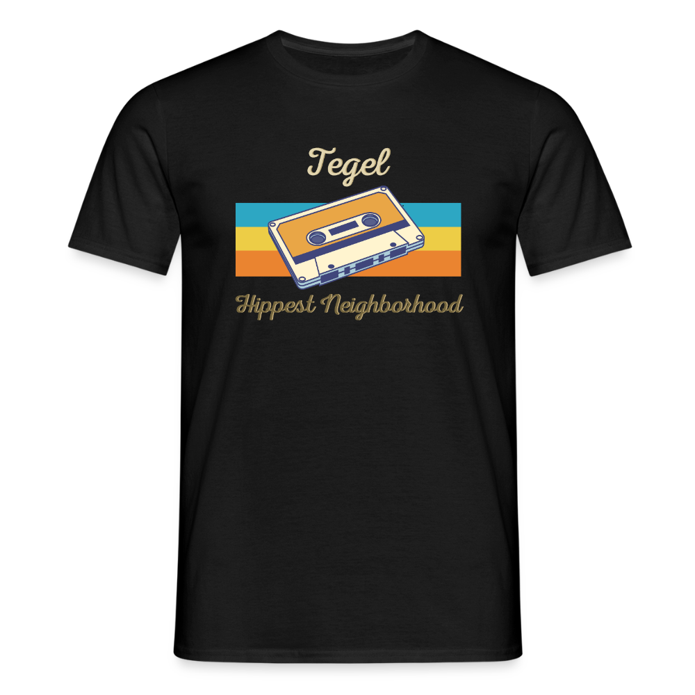 Tegel Hippest Neighborhood - Männer Premium T-Shirt - Schwarz
