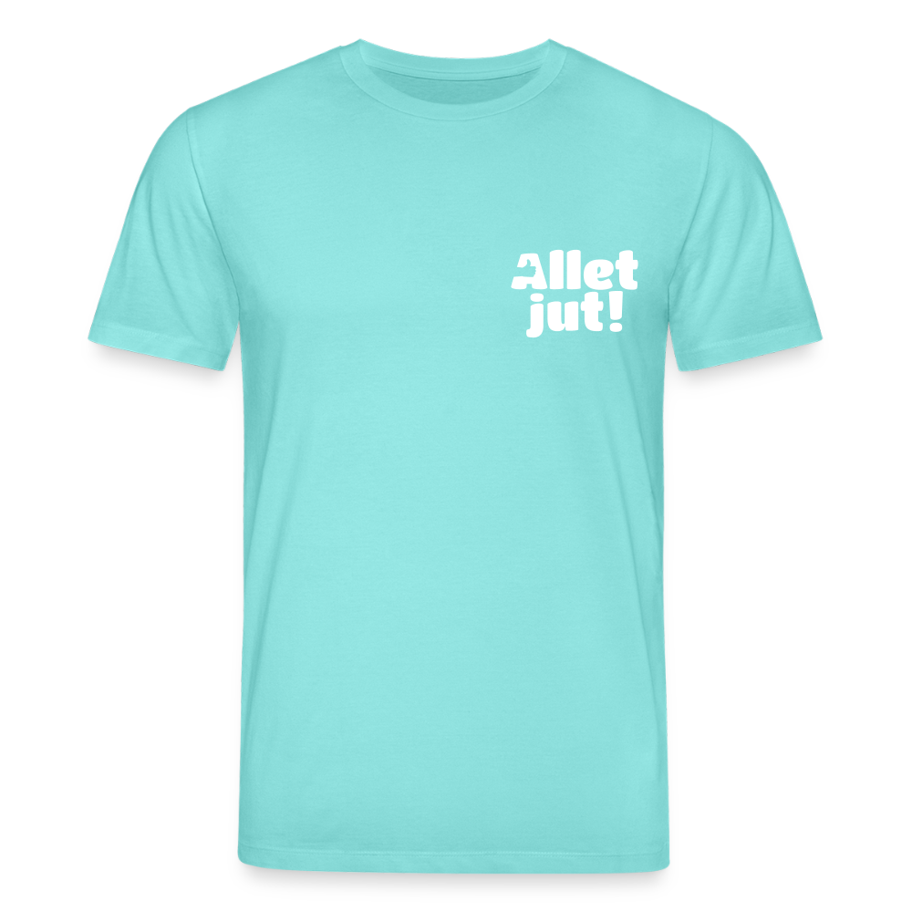 Allet Jut - Unisex Bio T-Shirt - Poolblau