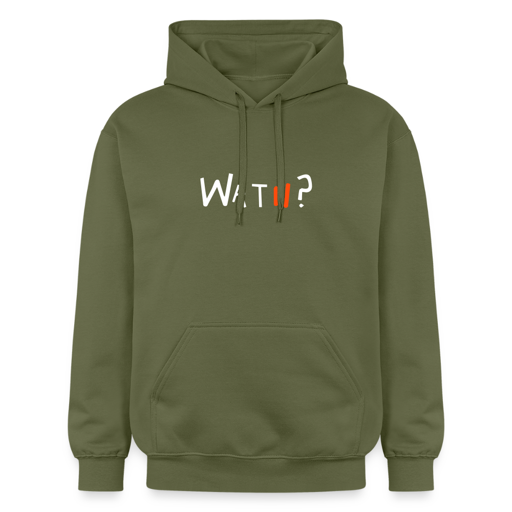 WATN? - Hoodie - Militärgrün