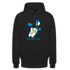 Der Bär fliegt - Unisex Hoodie - Schwarz