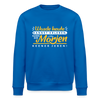 Wasde heute kannst erleben, kann dir morjen keener jeben! - Unisex Bio Sweatshirt - Königsblau