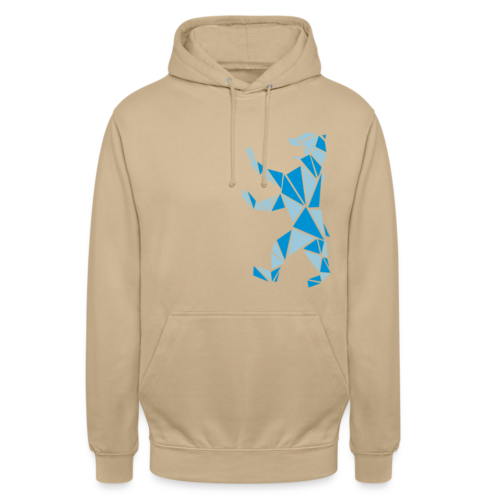 Berliner Bär Geometrie - Unisex Hoodie - Beige