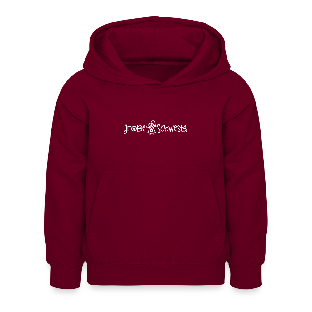 Meene Schwesta - Kinder Hoodie - Bordeaux