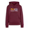 Pack' den Tag beim Schlawittchen - Frauen Premium Hoodie - Burgunderrot