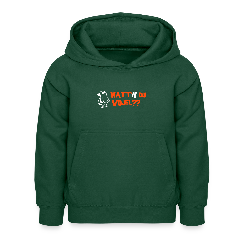 Watt'n du Vojel - Kinder Hoodie - Flaschengrün