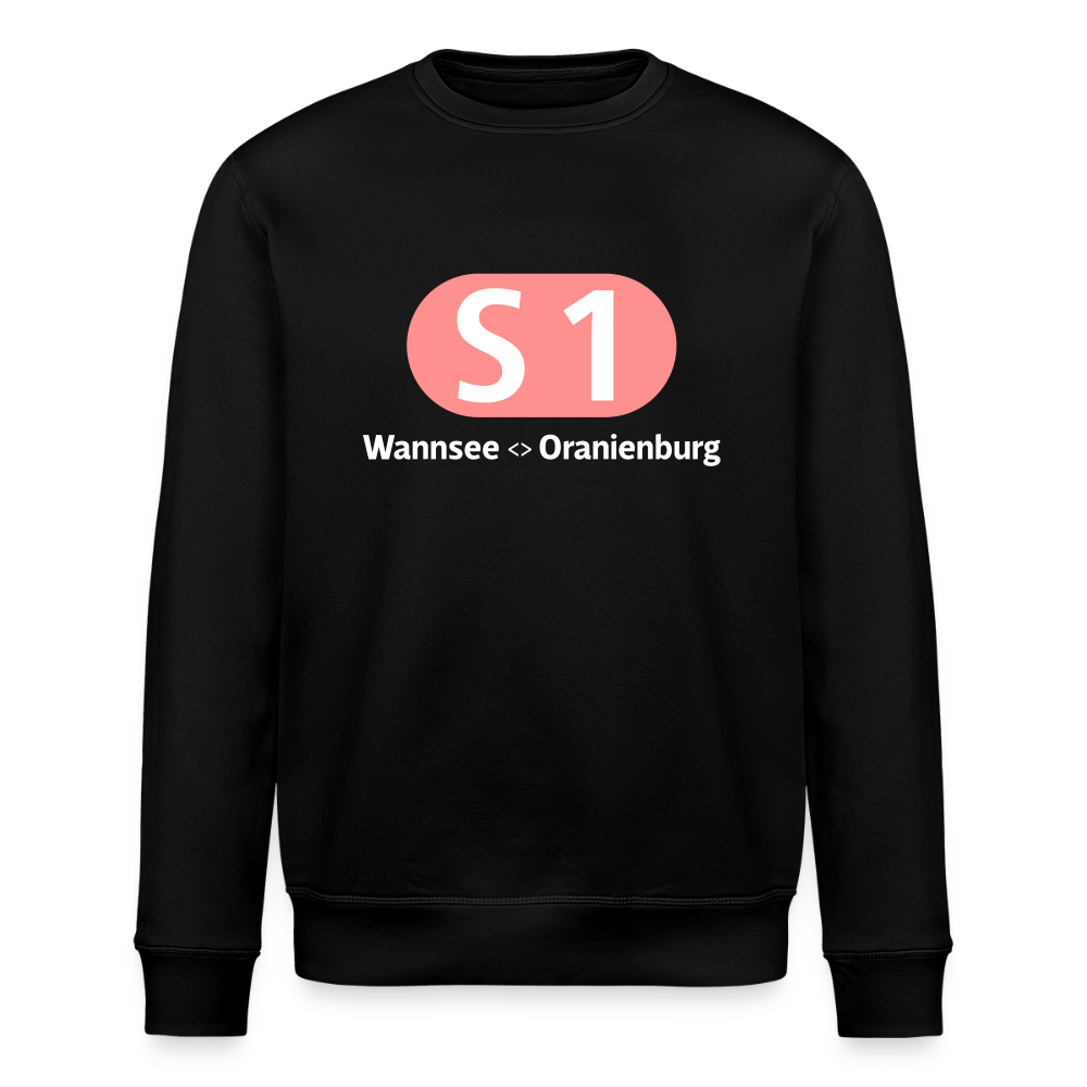 S1 - Unisex Bio Sweatshirt - Schwarz