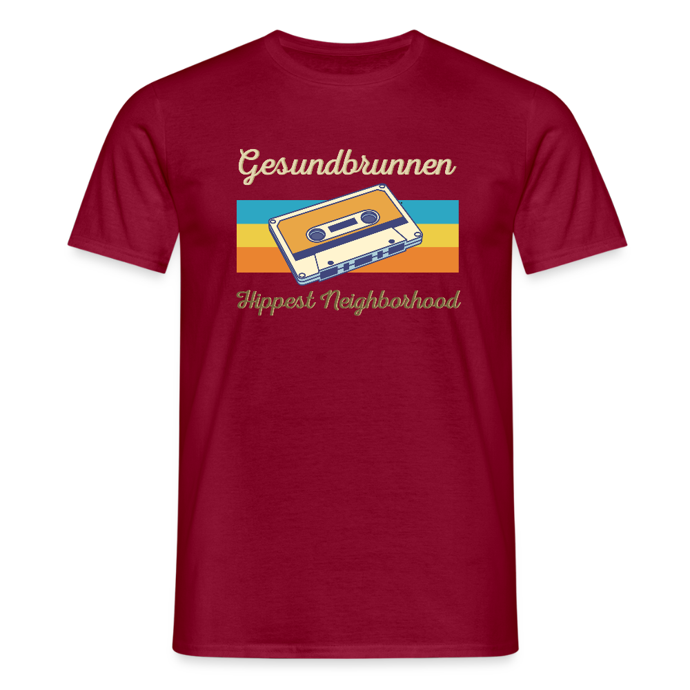 Gesundbrunnen Hippest Neighborhood - Männer Premium T-Shirt - Ziegelrot