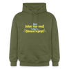 Bin jeheimnisvoll wie'n Dönerrezept. - Hoodie - Militärgrün