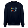 Allet Easy! - Unisex Bio Sweatshirt - Navy