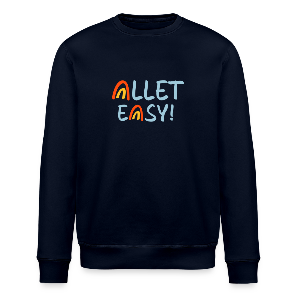 Allet Easy! - Unisex Bio Sweatshirt - Navy