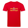 Bin jeheimnisvoll wie'n Dönerrezept. - Unisex Bio T-Shirt - Rot
