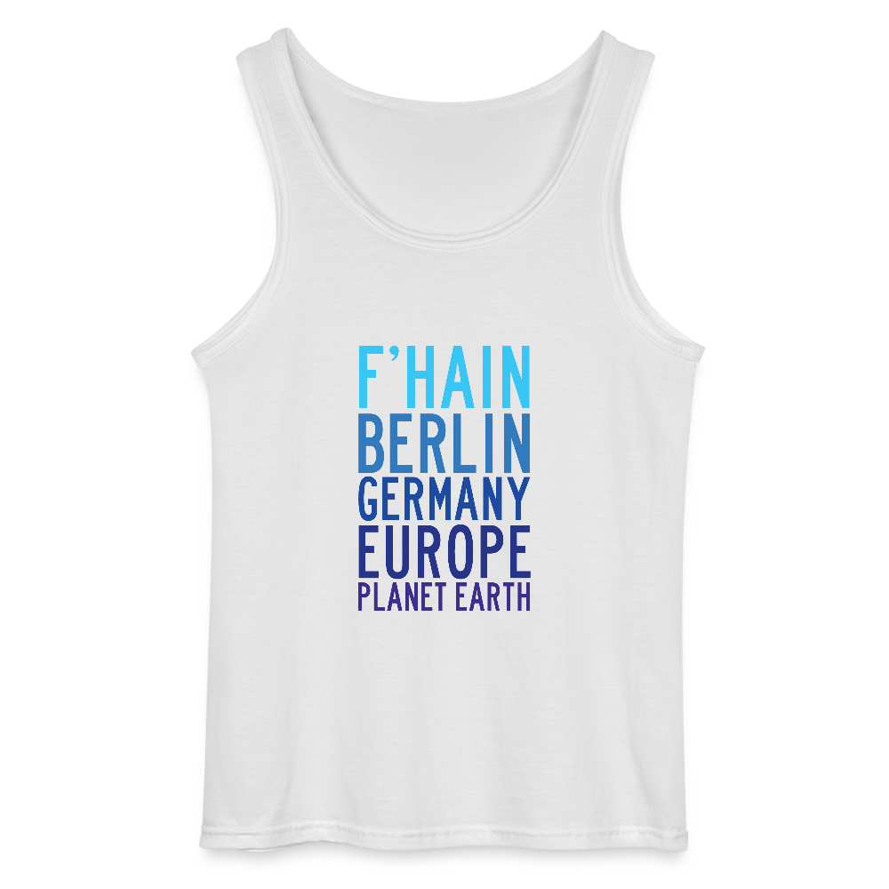 F'hain - Planet Earth - Männer Tank Top - Weiß