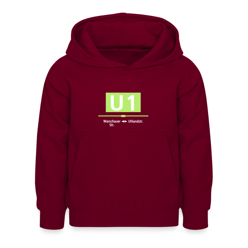 U1 - Kinder Hoodie - Bordeaux