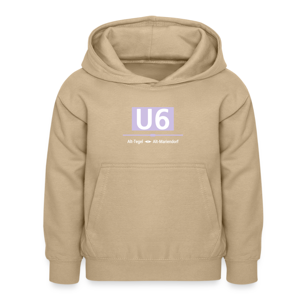 U6 - Kinder Premium Hoodie - Sand