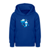 Berliner Bär bei Nacht - Teenager Hoodie - Royalblau