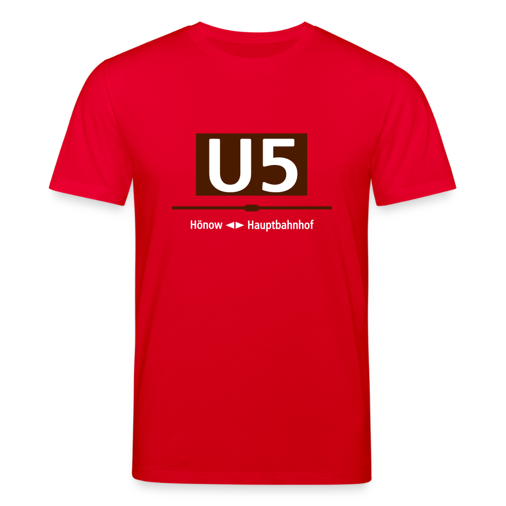 U5 - Unisex Bio T-Shirt - Rot