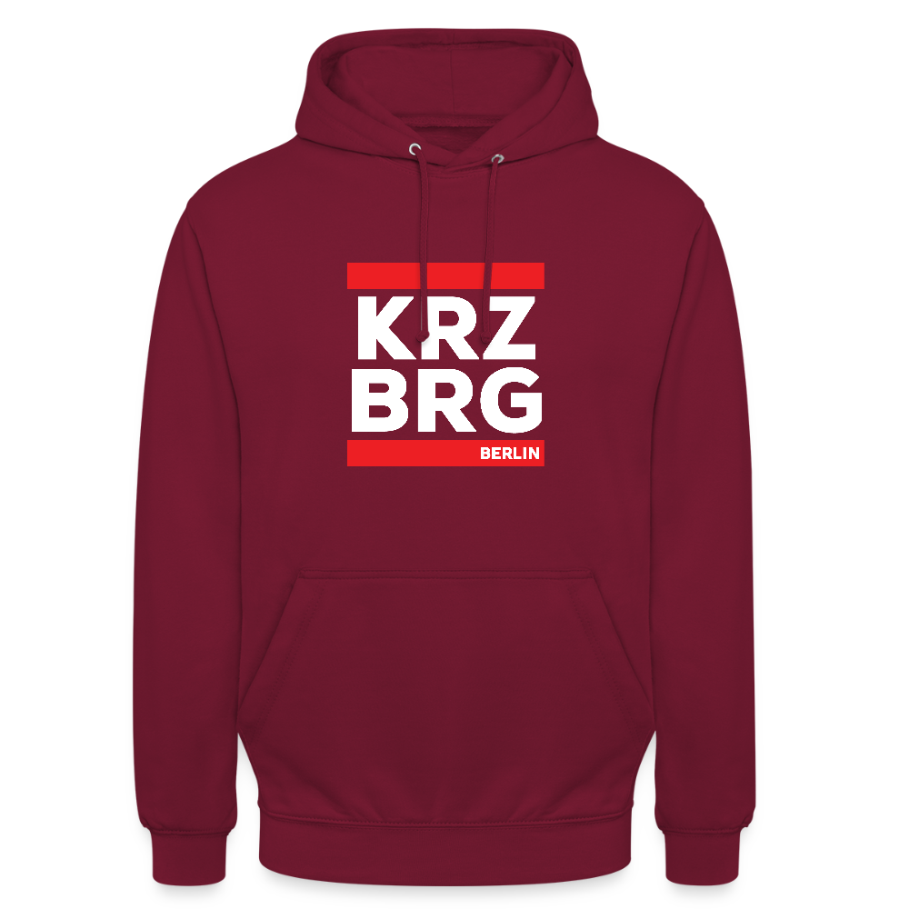 KRZBRG - Unisex Hoodie - Bordeaux