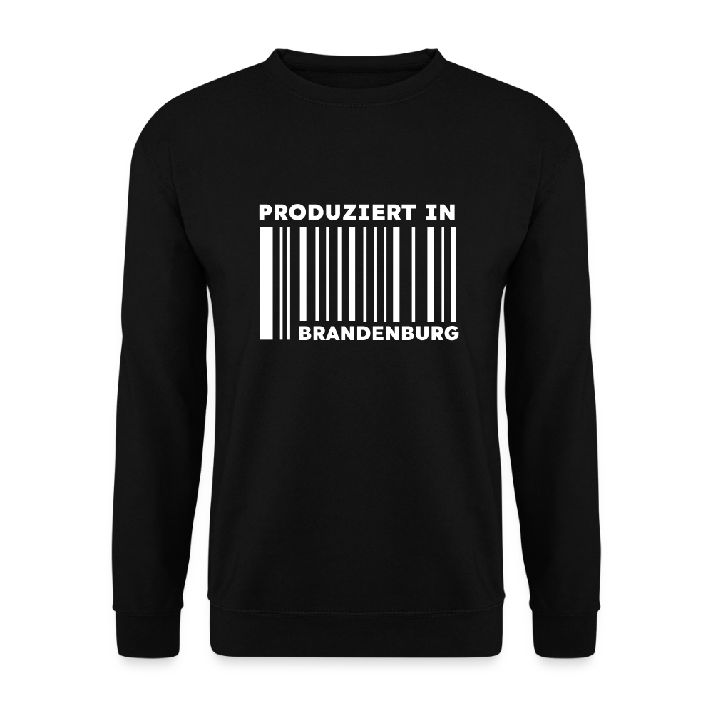 PRODUZIERT IN BRANDENBURG - Unisex Pullover - Schwarz