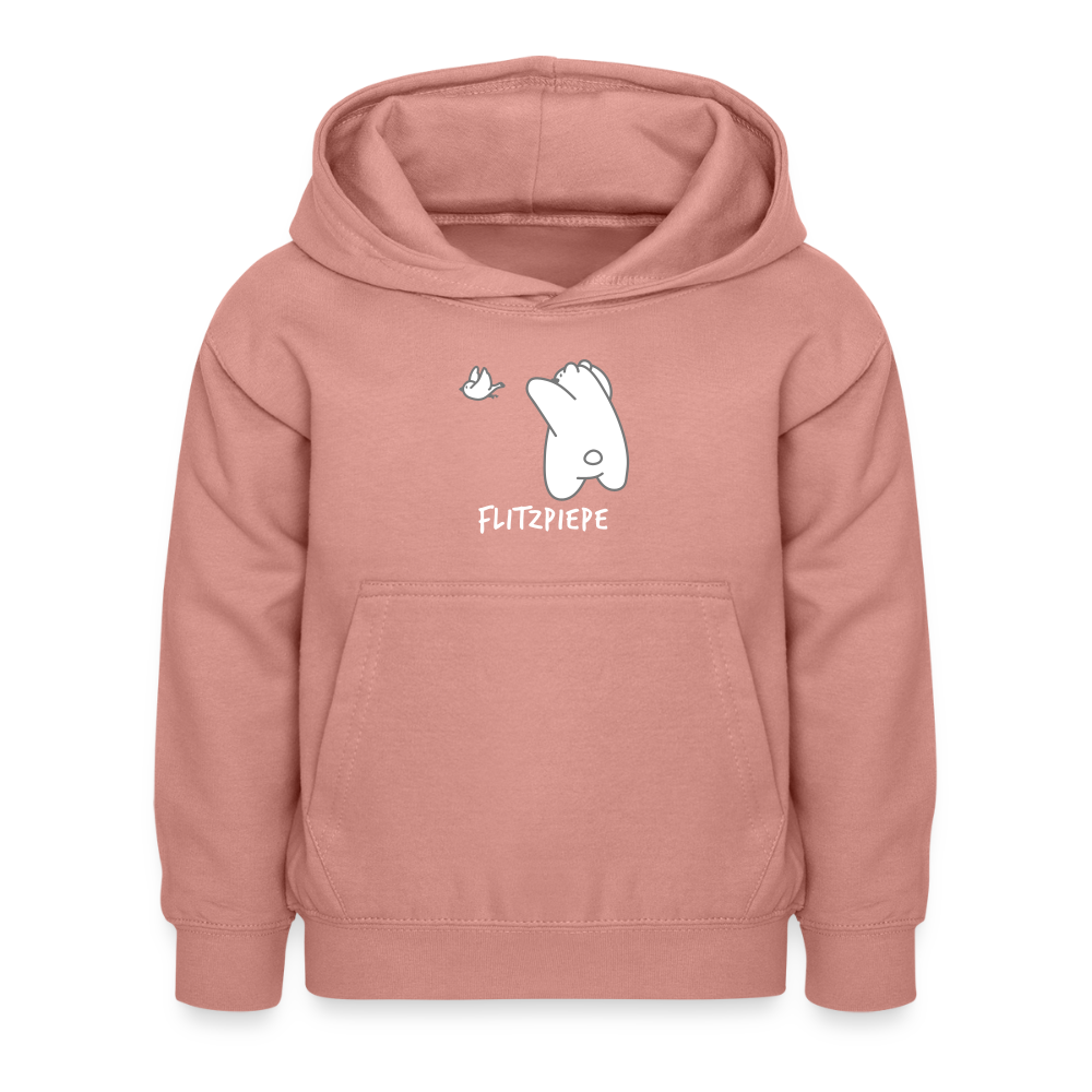 Flitzpiepe - Kinder Hoodie - Altrosa