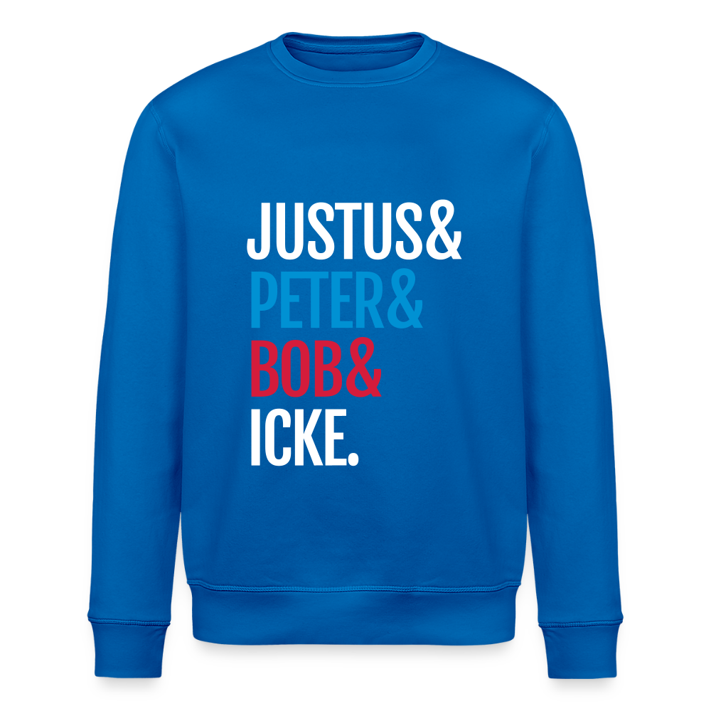 Justus & Peter & Bob & Icke - Unisex Bio Sweatshirt - Königsblau