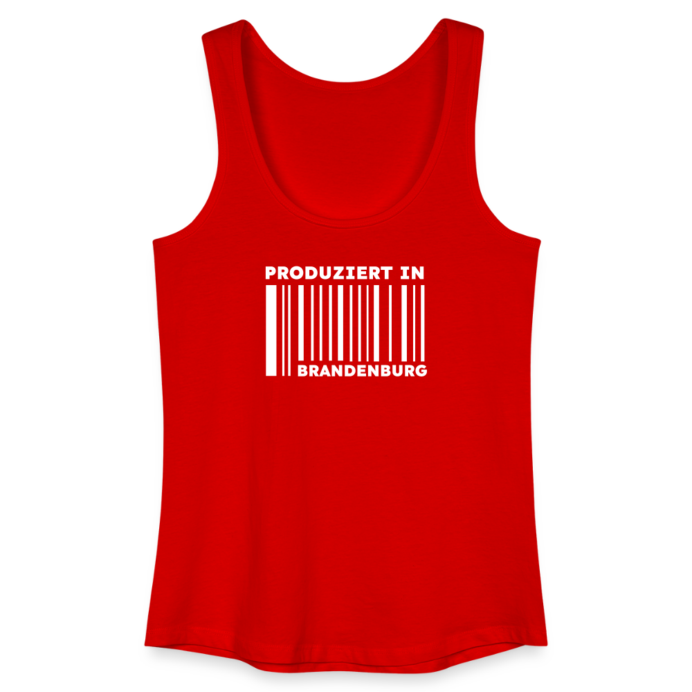 PRODUZIERT IN BRANDENBURG - Frauen Bio Tank Top - Rot
