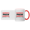 PNKW - Tasse zweifarbig - Weiß/Rot