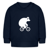 Fahrradbär - Baby Bio Pullover - Navy
