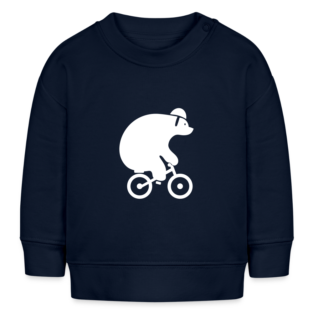Fahrradbär - Baby Bio Pullover - Navy