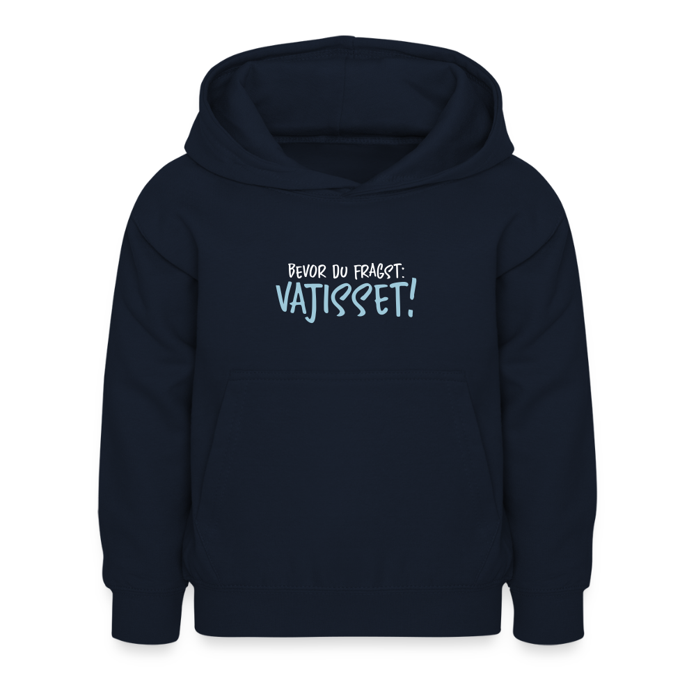 Bevor du fragst - Kinder Hoodie - Navy