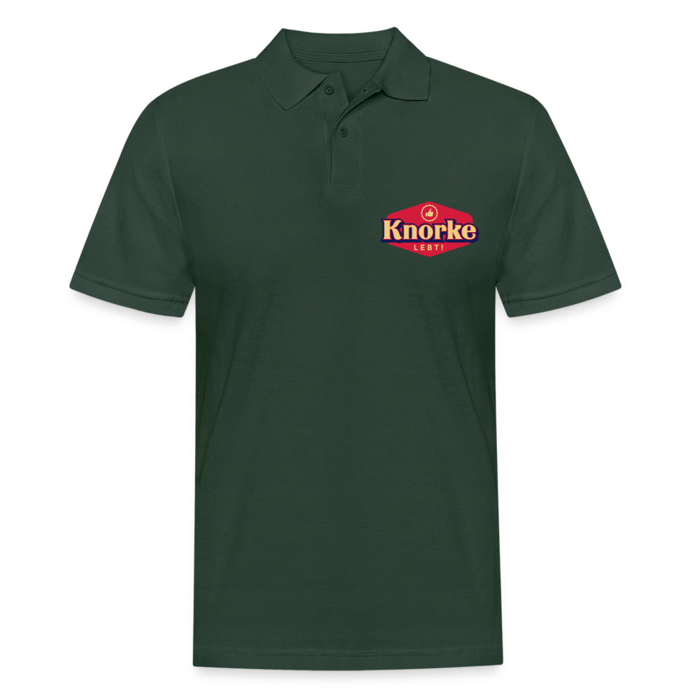 KNORKE lebt! - Männer Poloshirt - Tannengrün