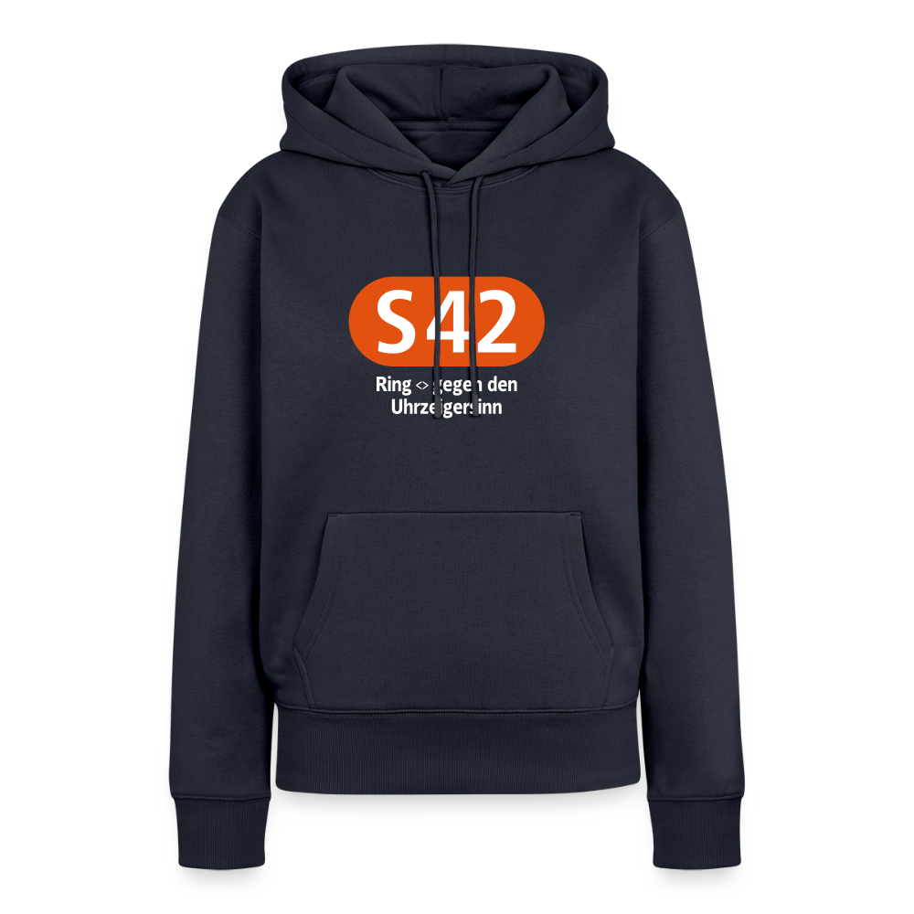 S42 - Frauen Premium Hoodie - Navy