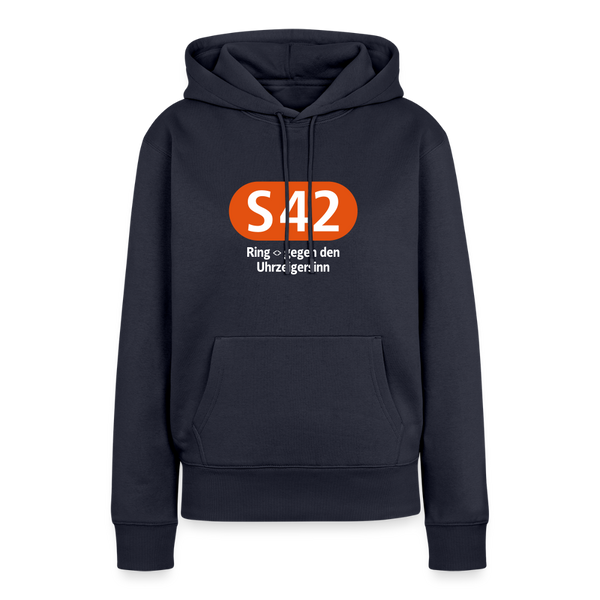 S42 - Frauen Premium Hoodie - Navy