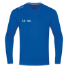 Is So  - Männer Sport Langamshirt - Royalblau