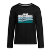 Janz Jeschmeidich - Teenager Langarmshirt - Schwarz