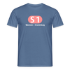 S1 - Männer Premium T-Shirt - Taubenblau