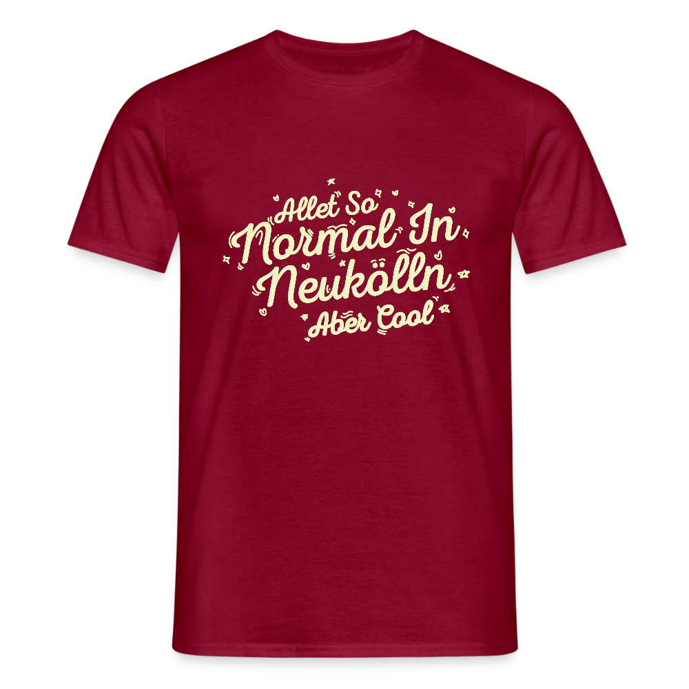 Neukölln is so normal - Männer Premium T-Shirt - Ziegelrot