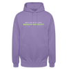 Nett kann ick och, bringtabanüscht! - Unisex Hoodie - Lavendel