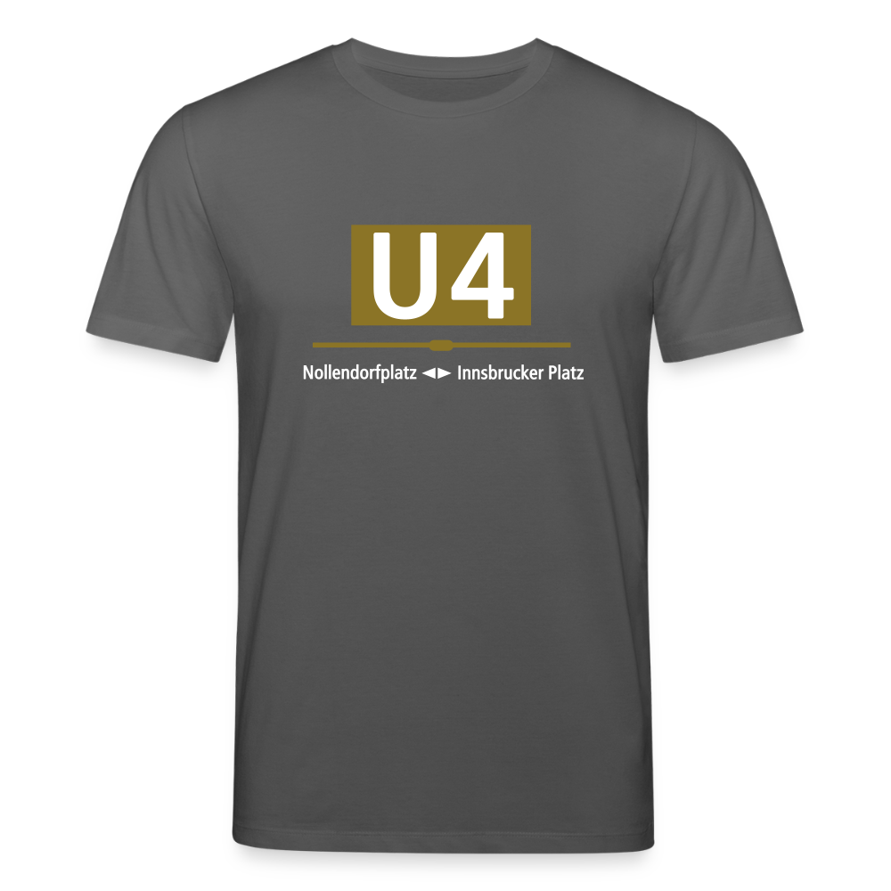 U4 - Unisex Bio T-Shirt - Anthrazit
