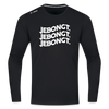 Jebongt! - Männer Sport Langamshirt - Schwarz