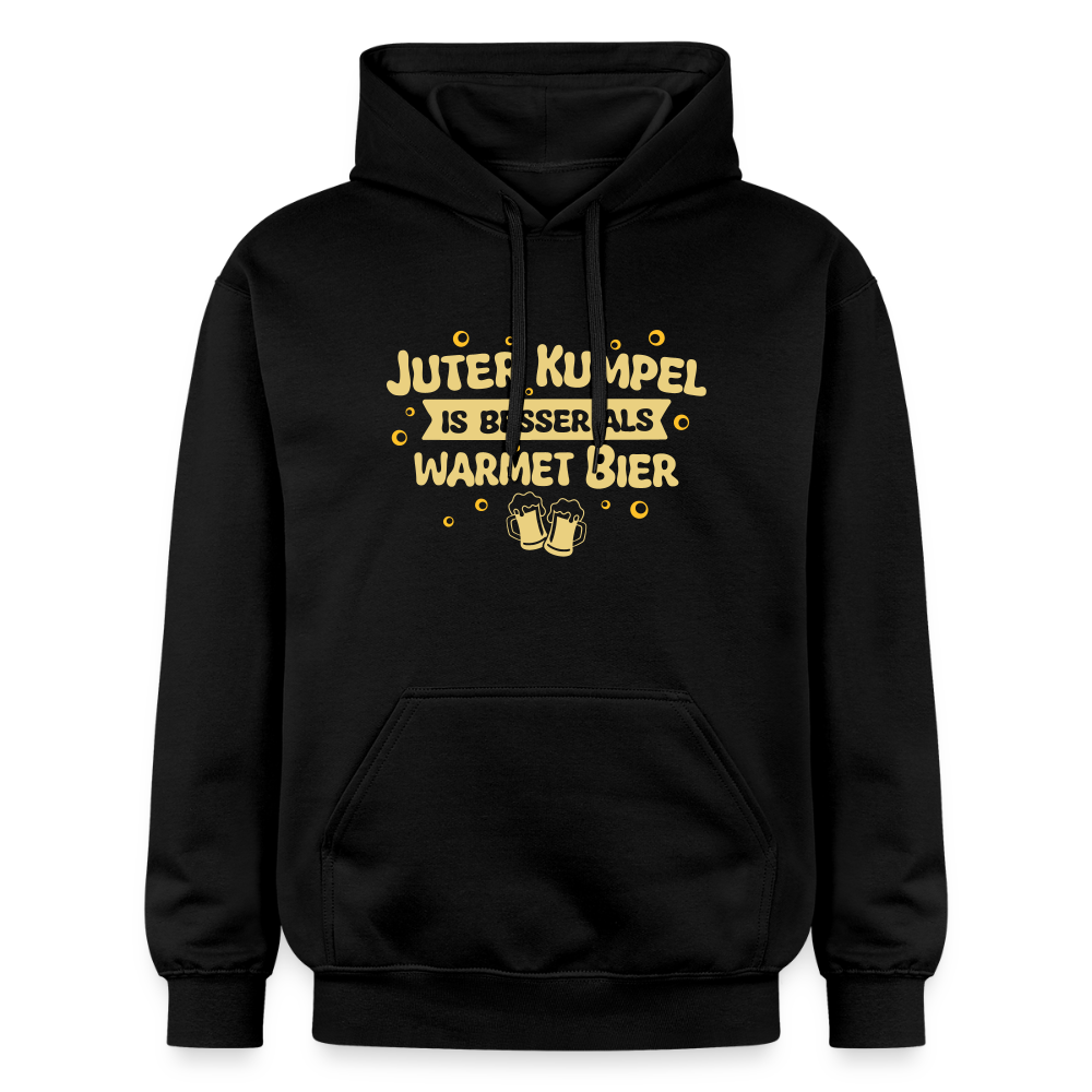 Juter Kumpel ist besser als warmet Bier - Hoodie - Schwarz
