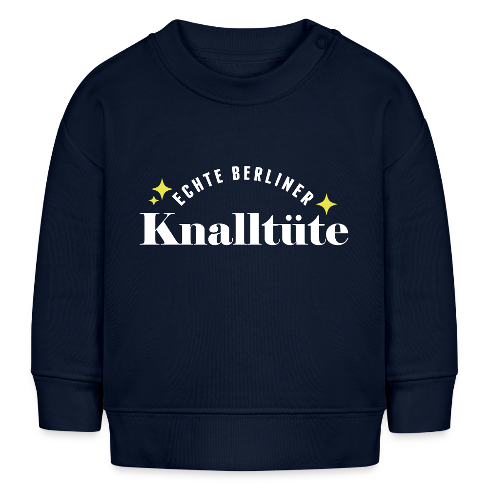 Echte Berliner Knalltüte - Baby Bio Pullover - Navy