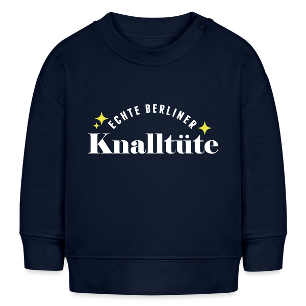 Echte Berliner Knalltüte - Baby Bio Pullover - Navy