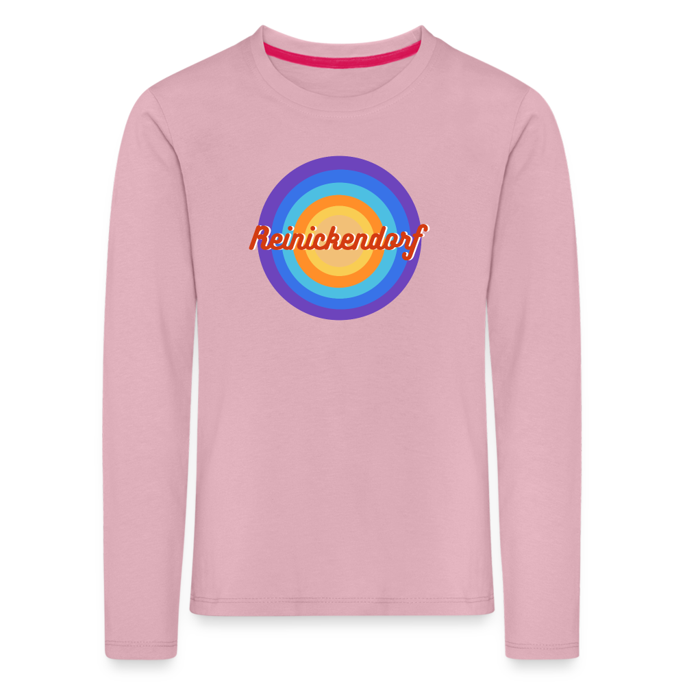 Reinickendorf retro - Kinder Langarmshirt - Hellrosa