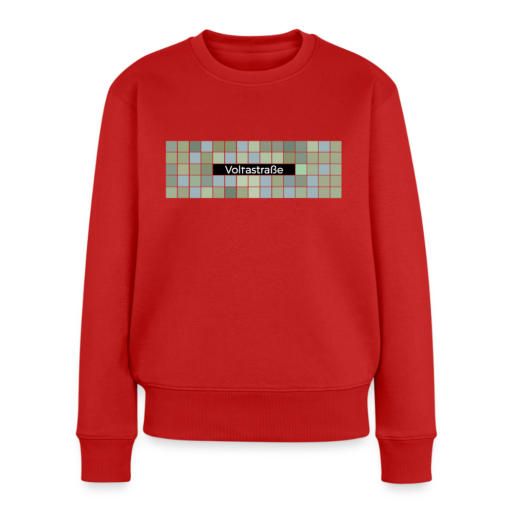 Voltastrasse - Frauen Premium Pillover - Rot