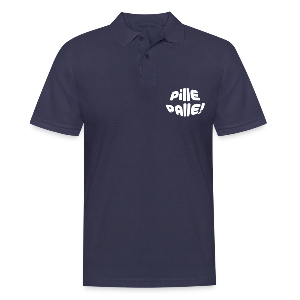 Pille Palle - Männer Poloshirt - Navy