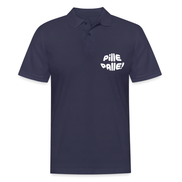 Pille Palle - Männer Poloshirt - Navy