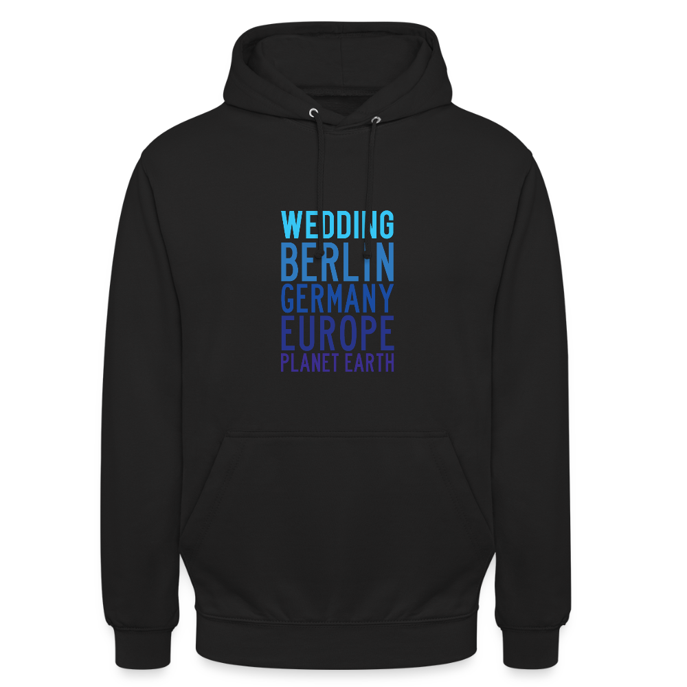 Wedding Planet Earth - Unisex Hoodie - Schwarz
