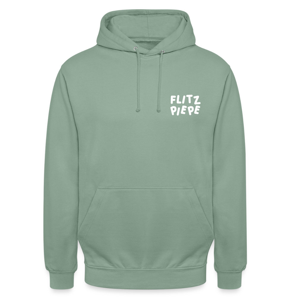 Flitz piepe - Unisex Hoodie - Graugrün