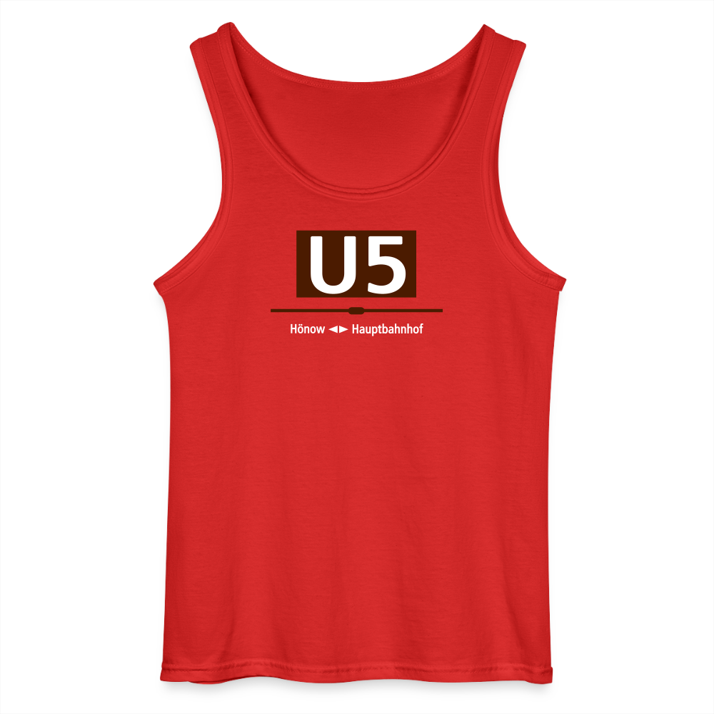 U5 - Männer Tank Top - Rot